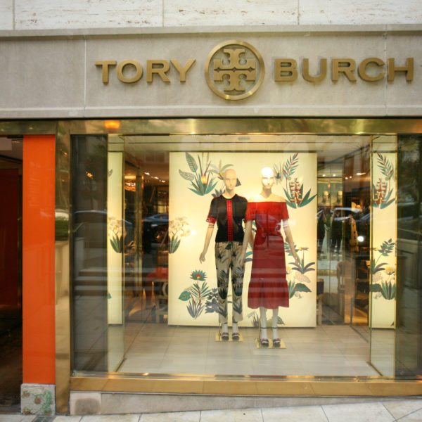 tory burch store front design